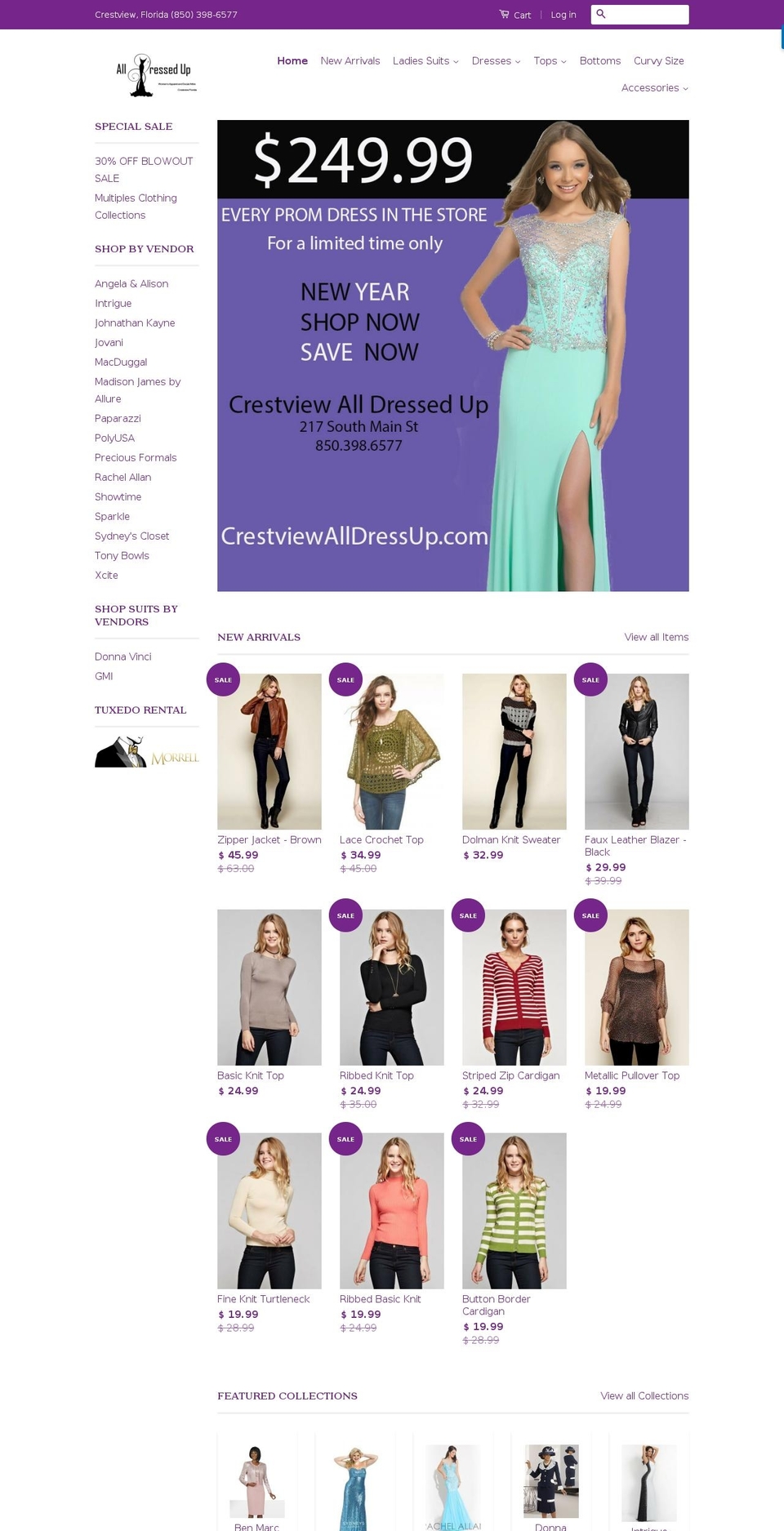 crestviewalldressedup.com shopify website screenshot