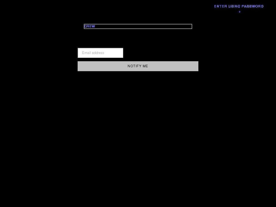 crewclothing.ca shopify website screenshot