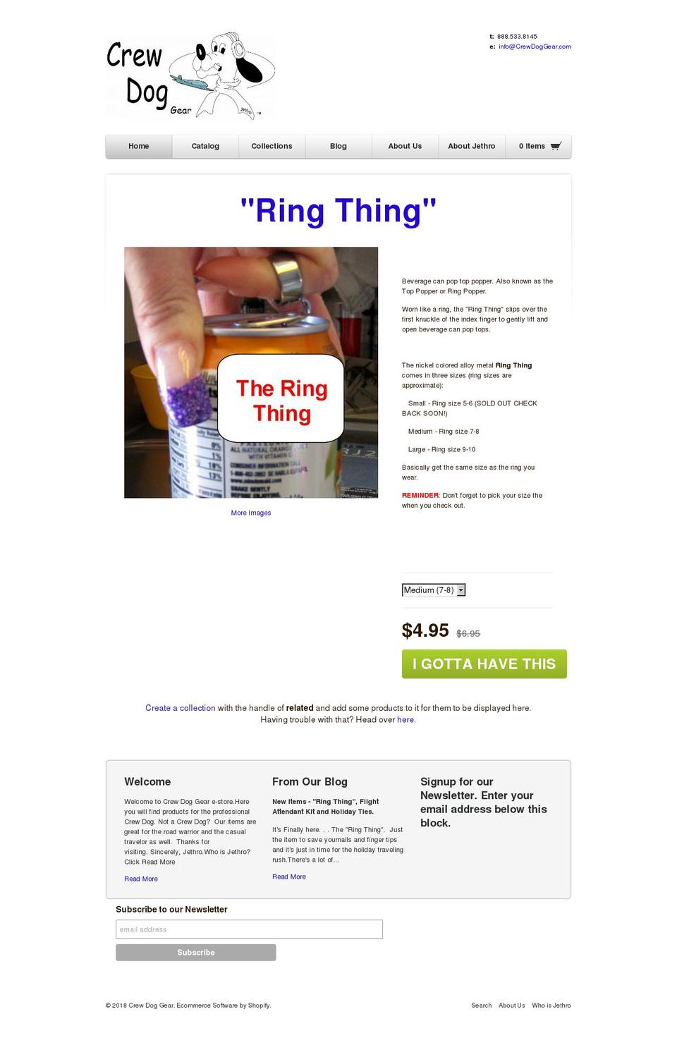 crewdogpublishing.com — Shopify storefront screenshot