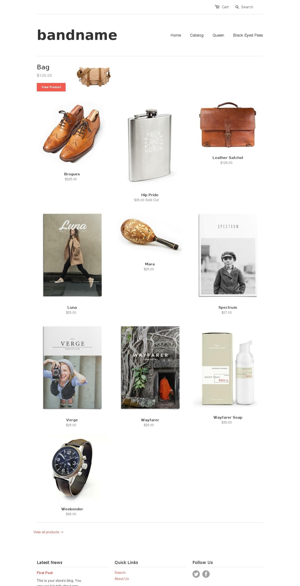 crewname.com — Shopify storefront screenshot