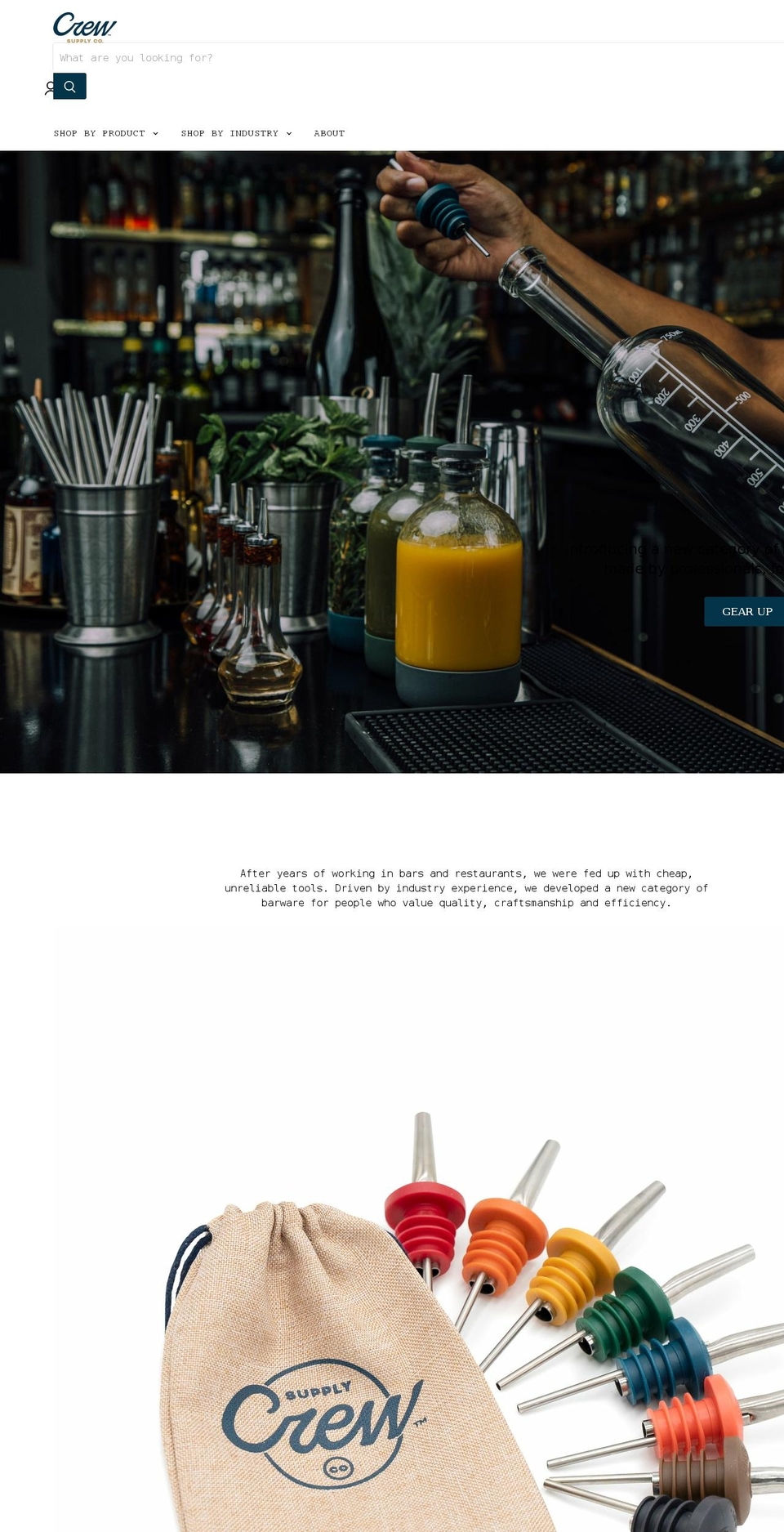 crewsupplyco.com shopify website screenshot