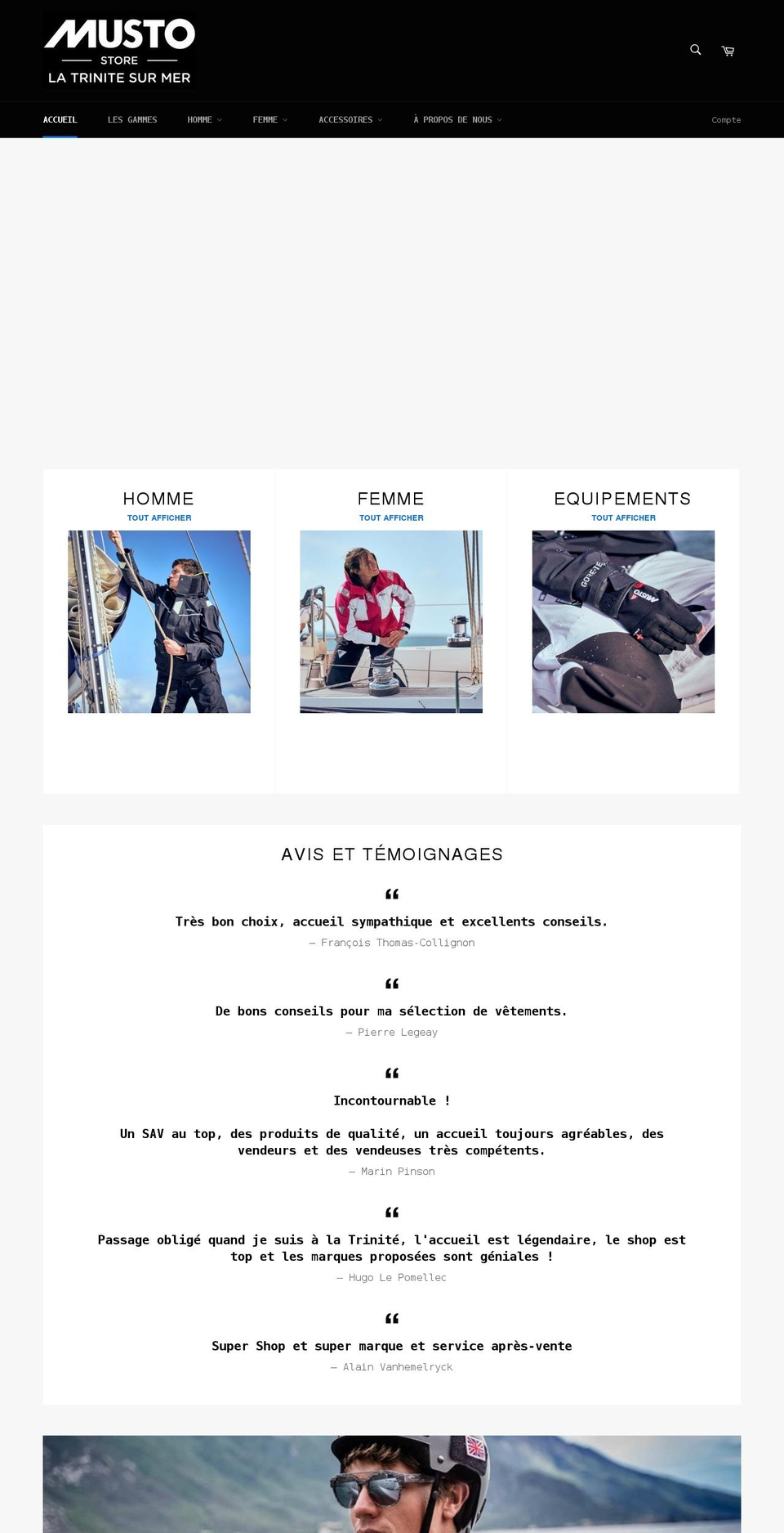 crewyachting.com shopify website screenshot