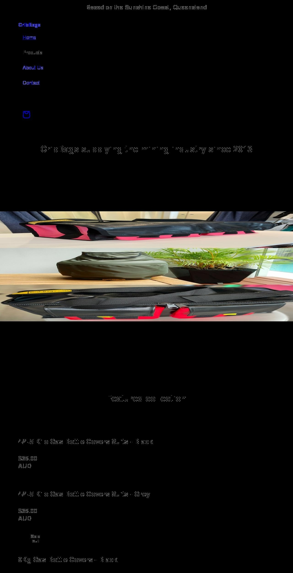 cribbags.com shopify website screenshot