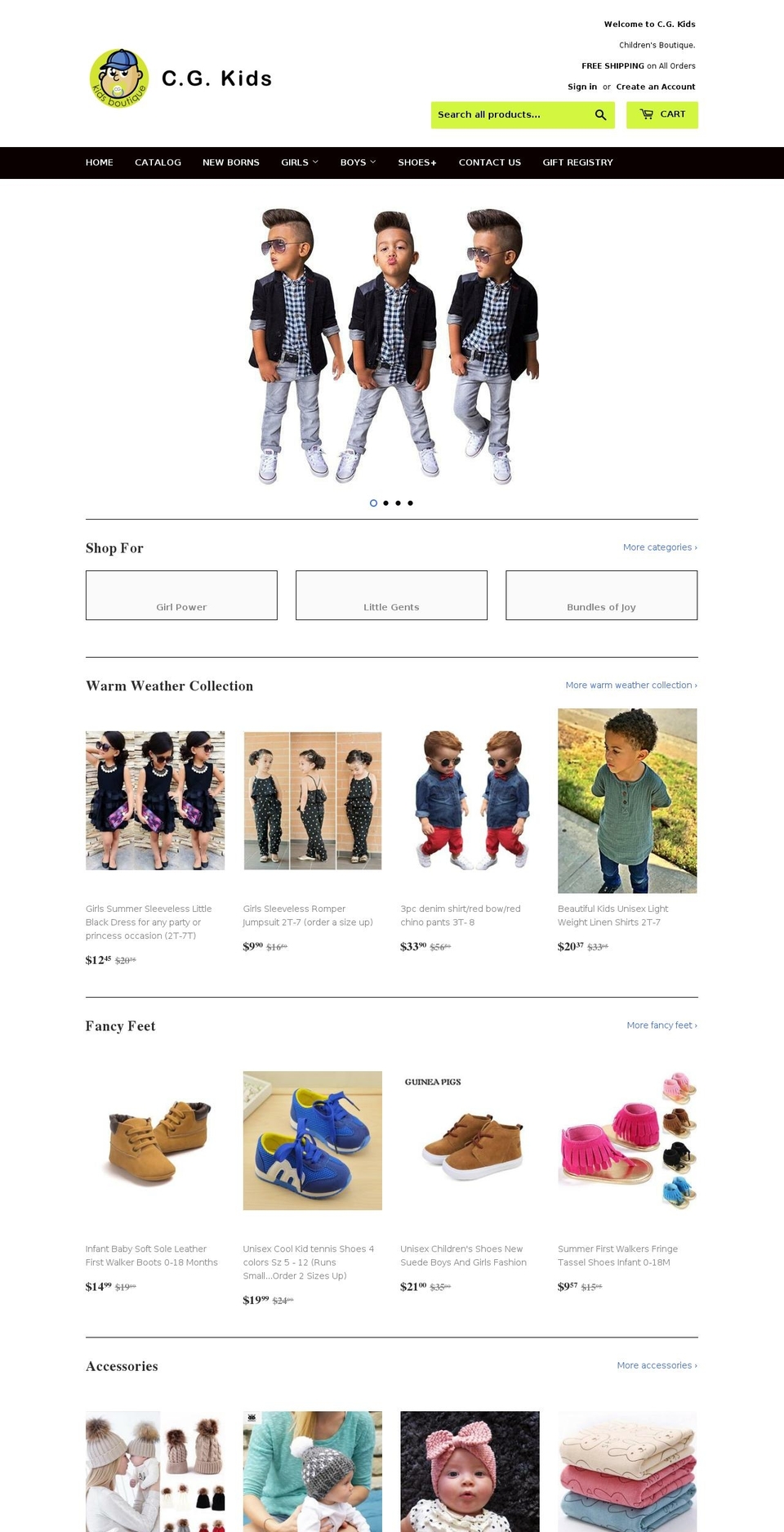cribgangsters.com — Shopify storefront screenshot