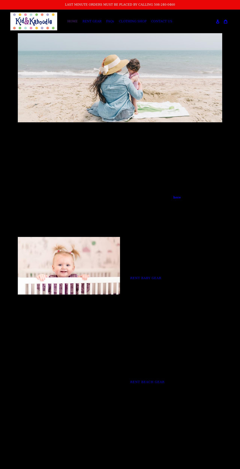 cribrentalscapecod.com shopify website screenshot