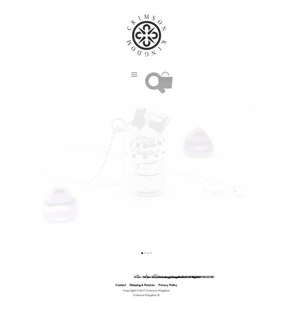 crimsonkingdom.com shopify website screenshot