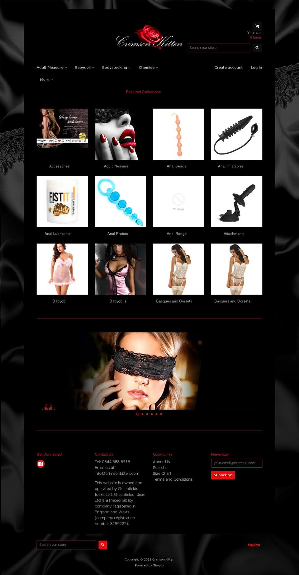 crimsonkitten.com shopify website screenshot