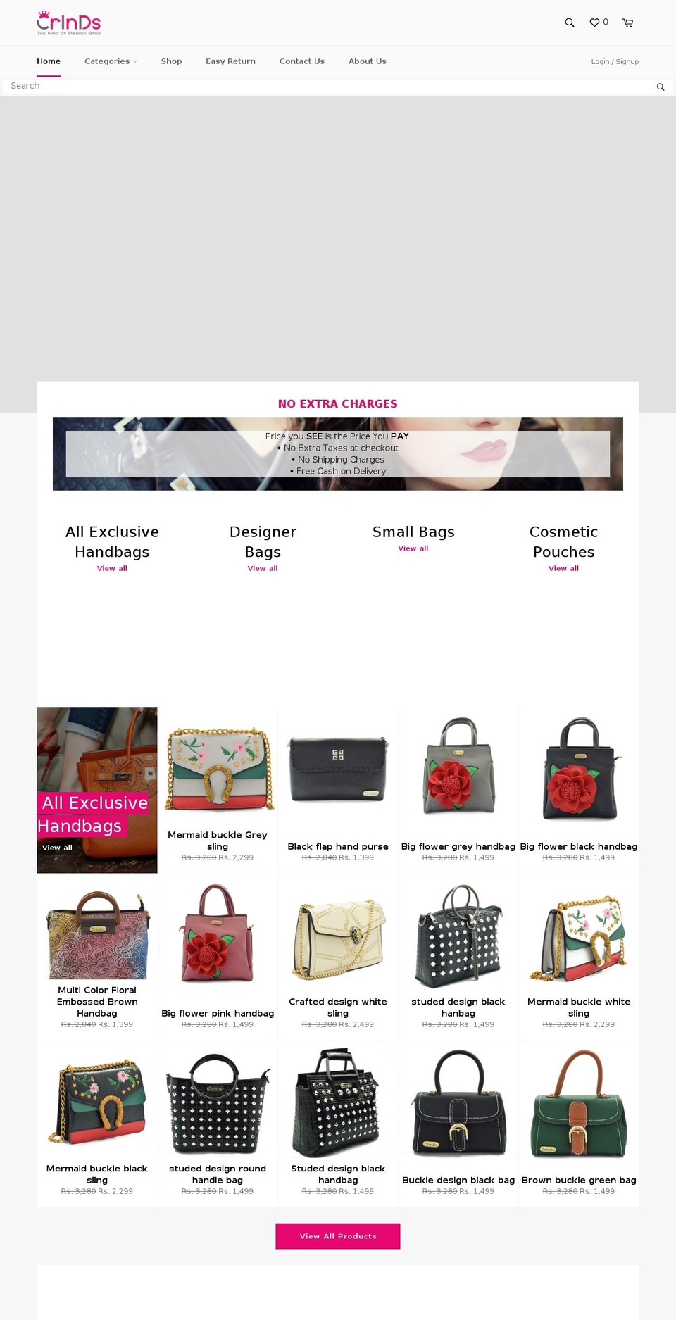 crinds.com shopify website screenshot