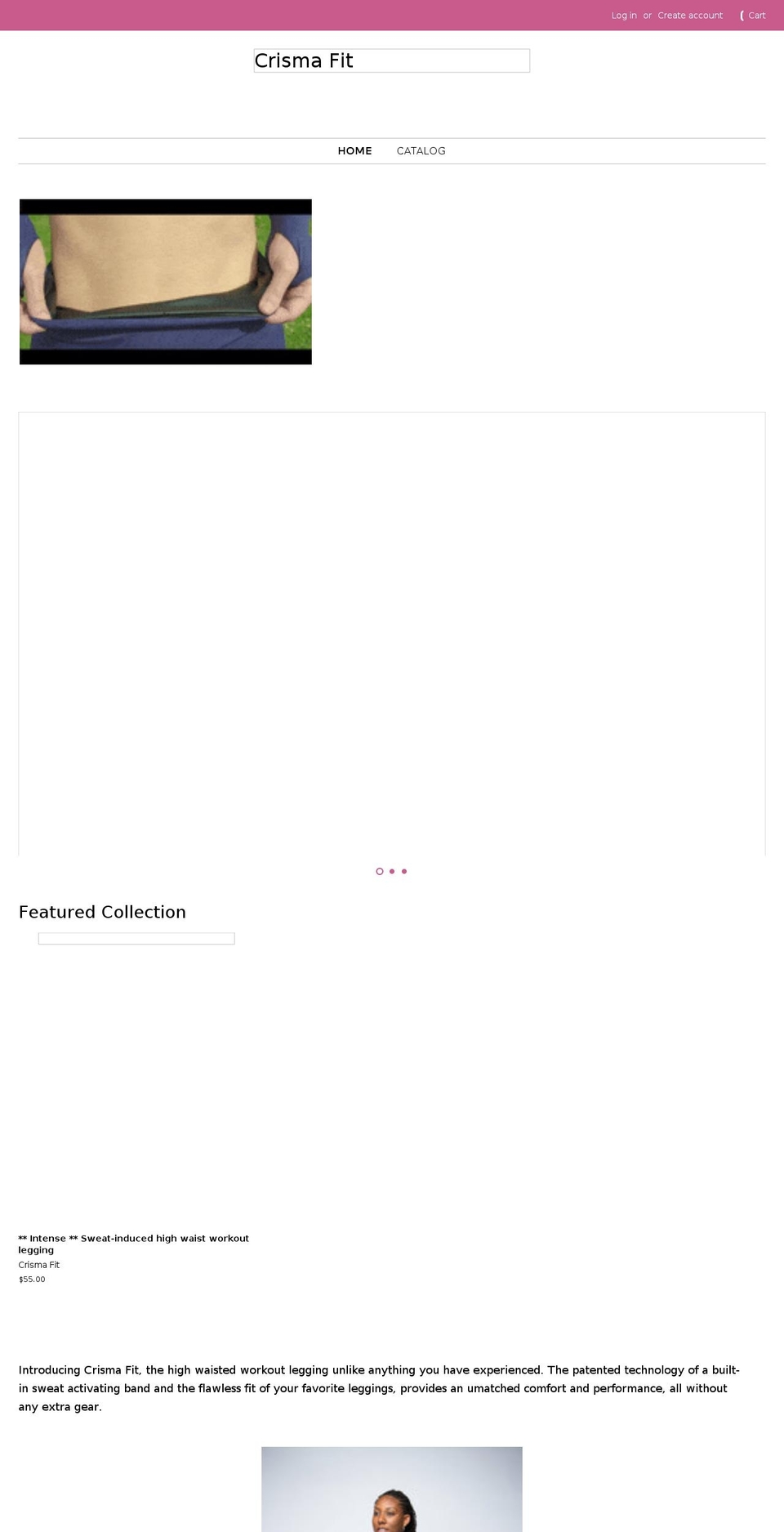 crismafit.com shopify website screenshot