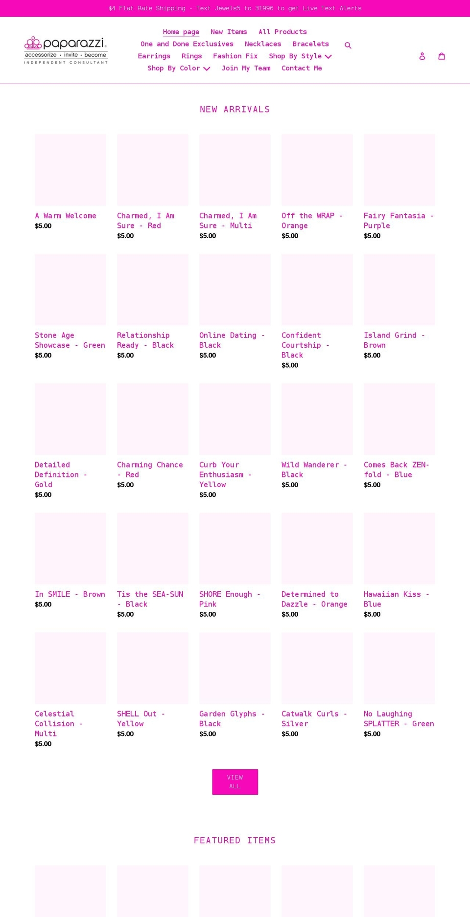 crisnickjewels.com shopify website screenshot