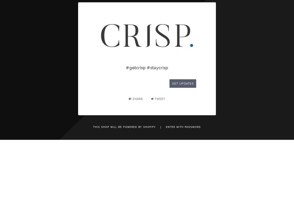 crispwatches.com shopify website screenshot