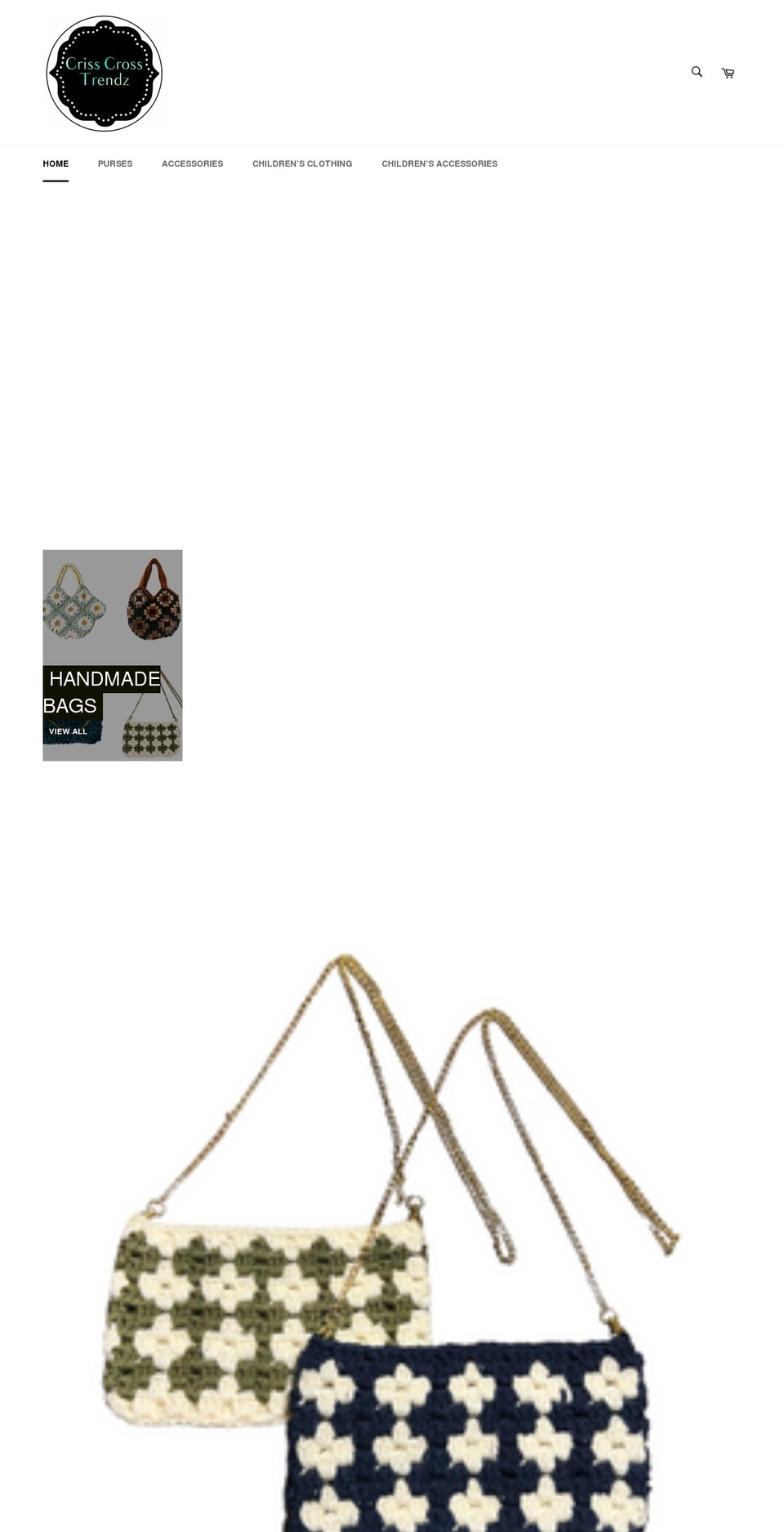 crisscrosstrendz.com shopify website screenshot