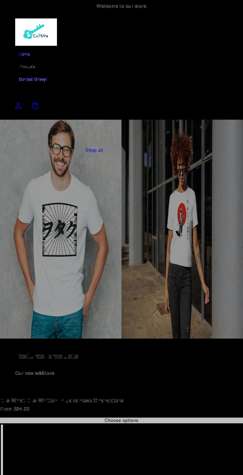 crissyskeys.com shopify website screenshot