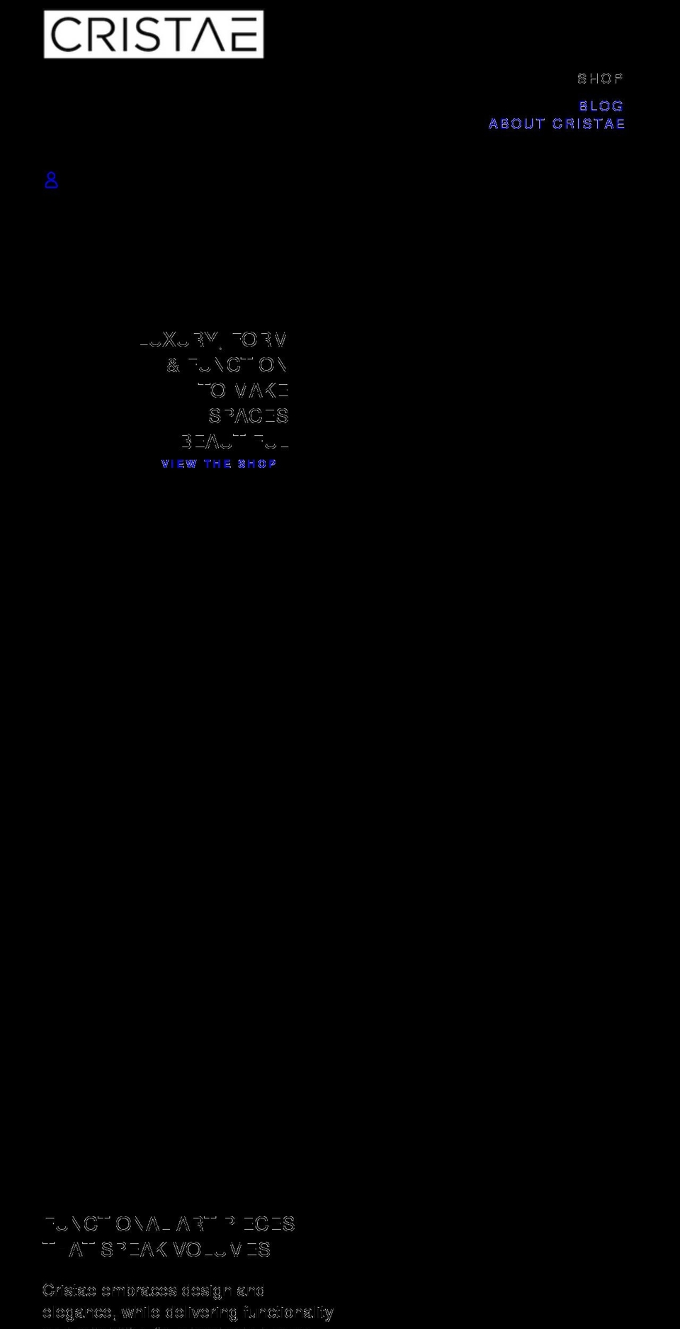 cristae.com shopify website screenshot