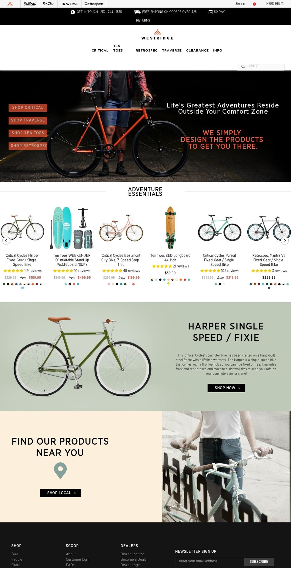 V2.26 WO (25-July-2018) Shopify theme site example criticalbicycles.com