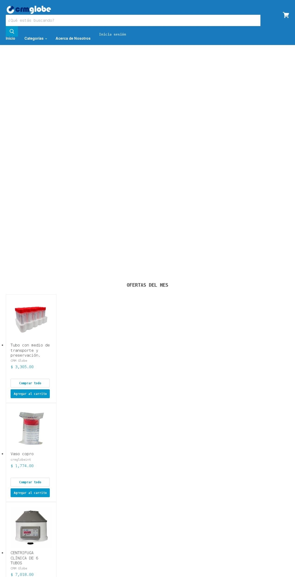 crmglobeint.com shopify website screenshot