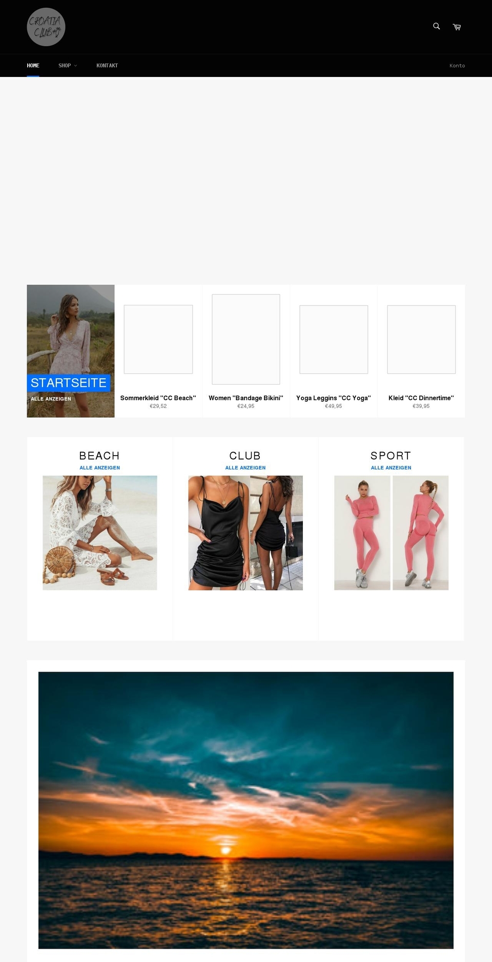 croatia-club.com shopify website screenshot