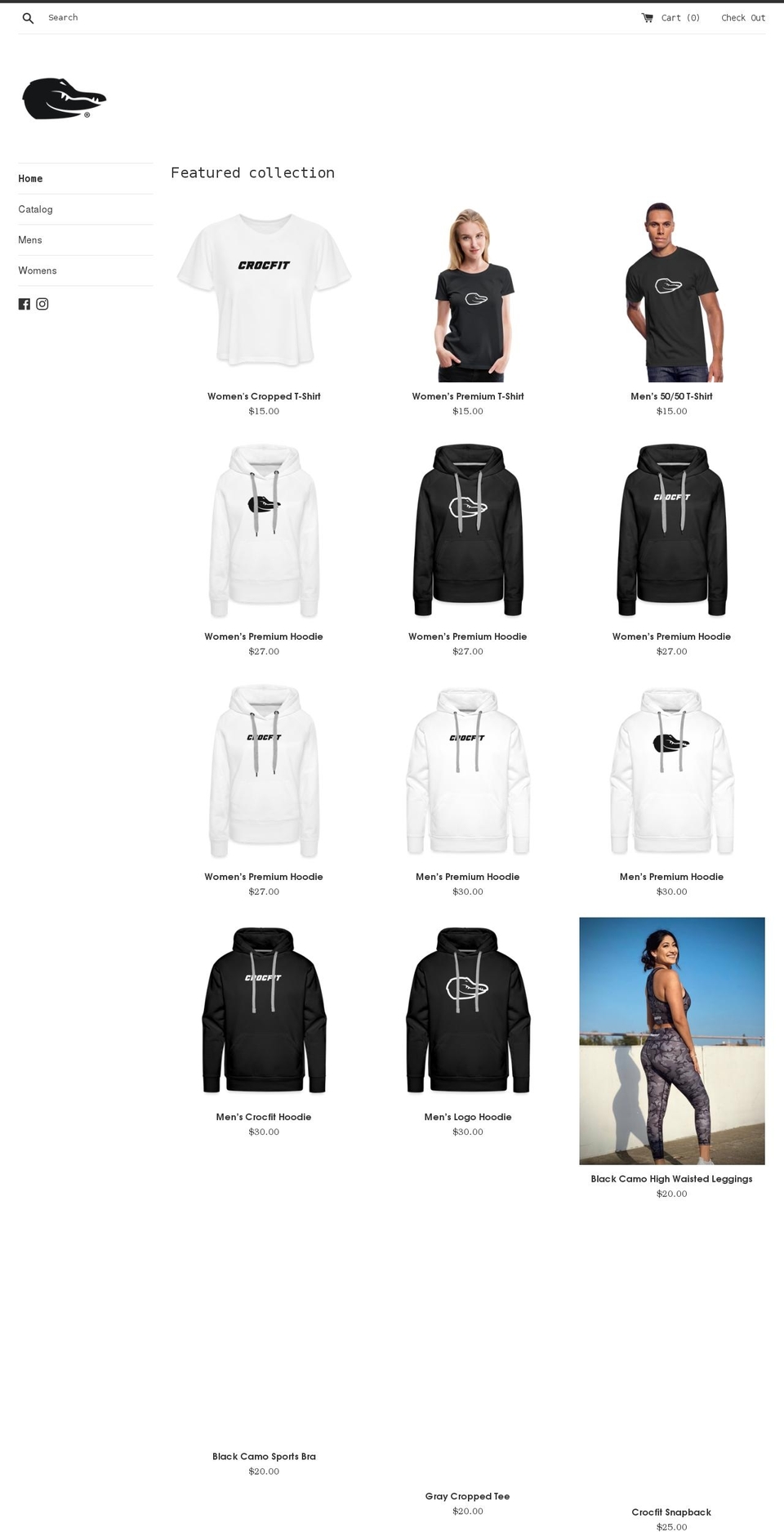 crocfit.store shopify website screenshot