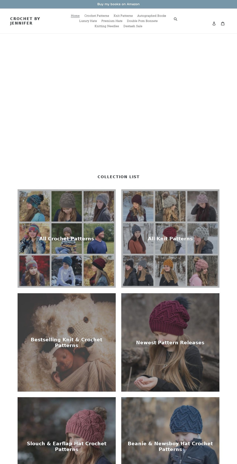 crochet-by-jennifer.myshopify.com shopify website screenshot
