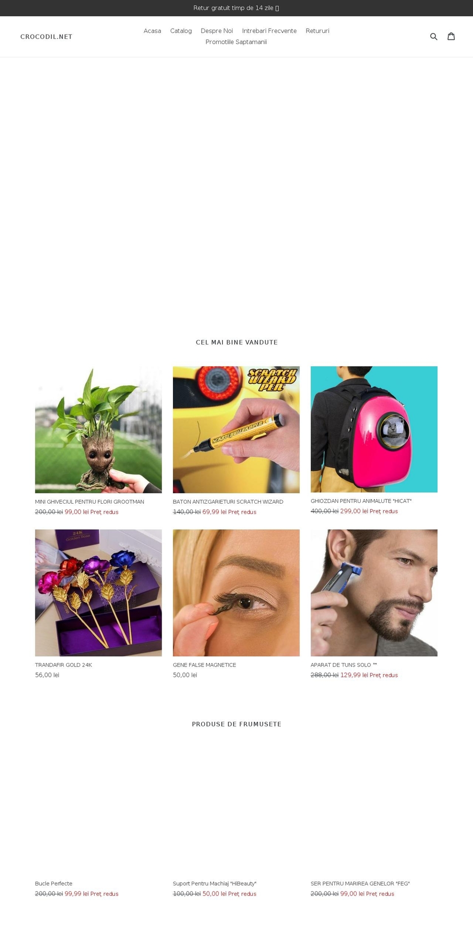 crocodil.net shopify website screenshot