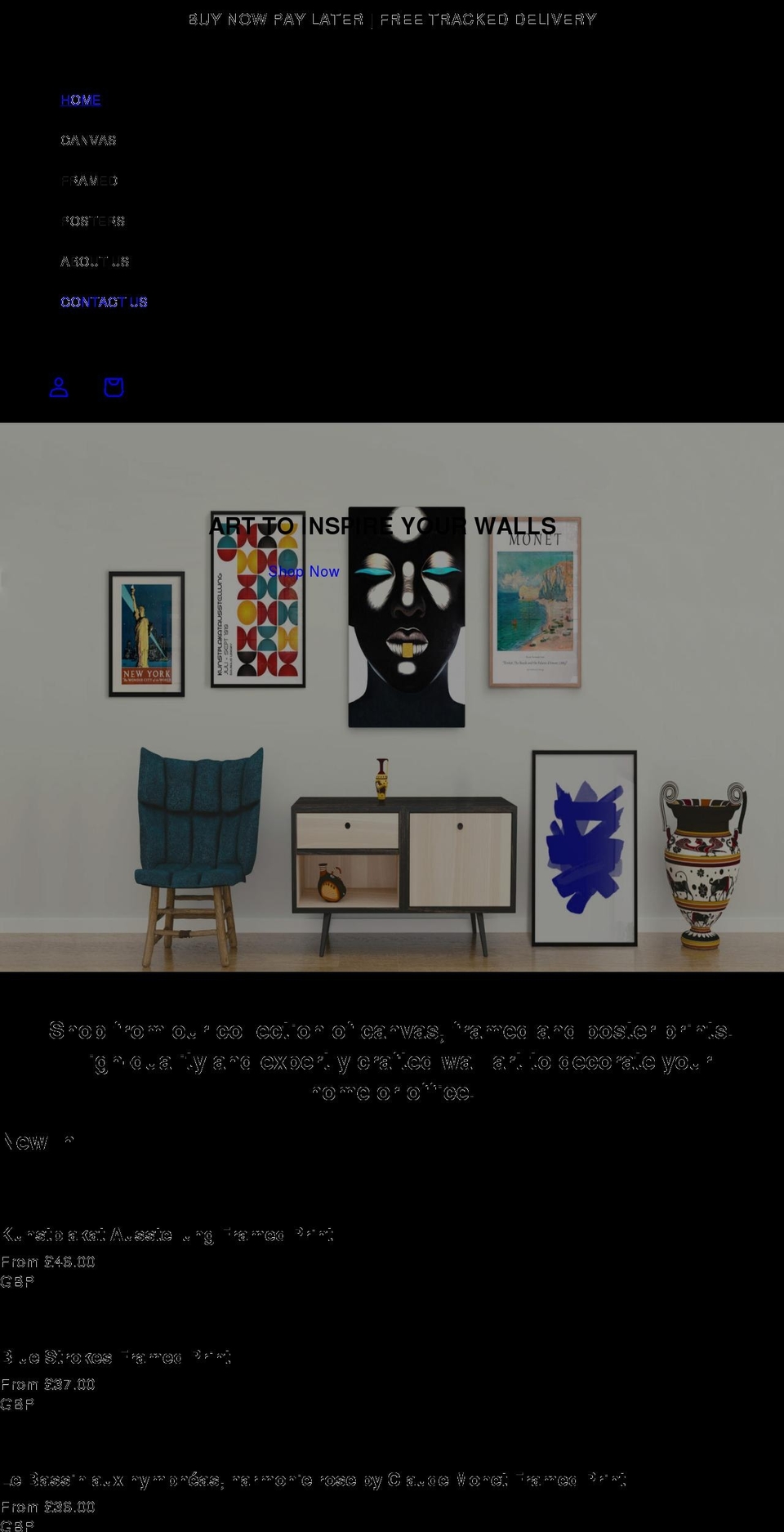croftyprints.com shopify website screenshot