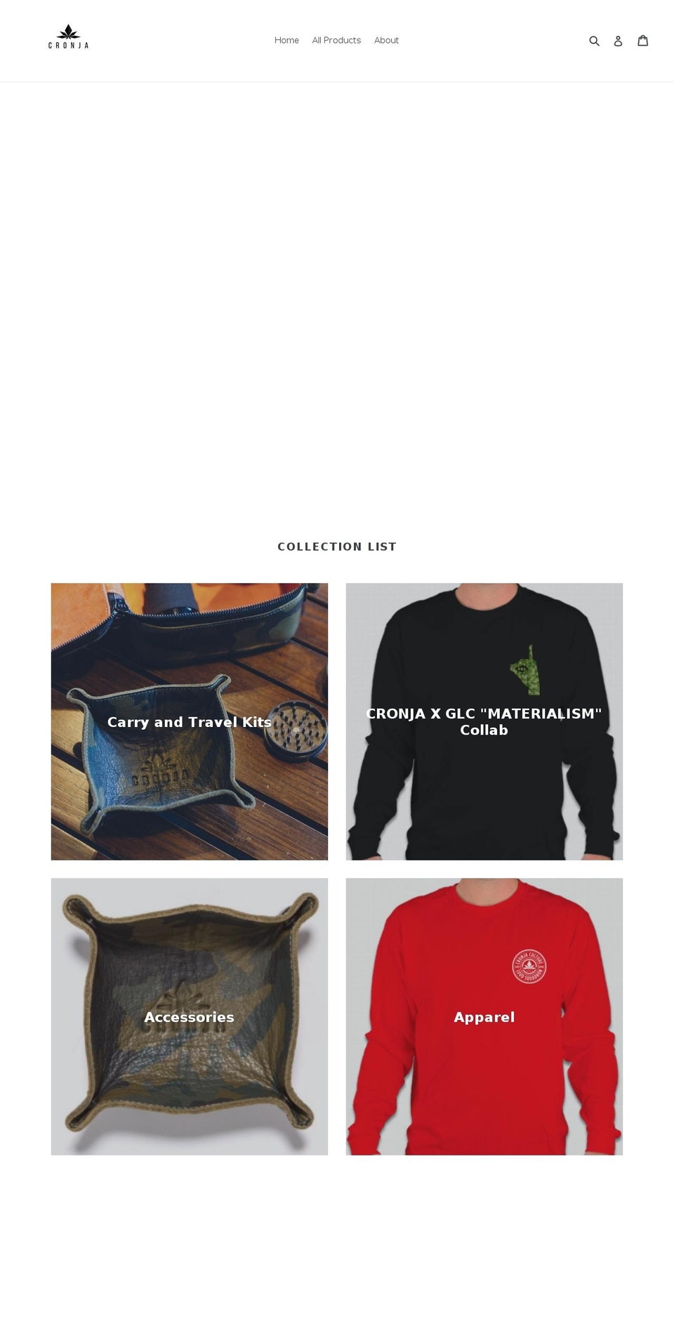 cronjaculture.com — Shopify storefront screenshot