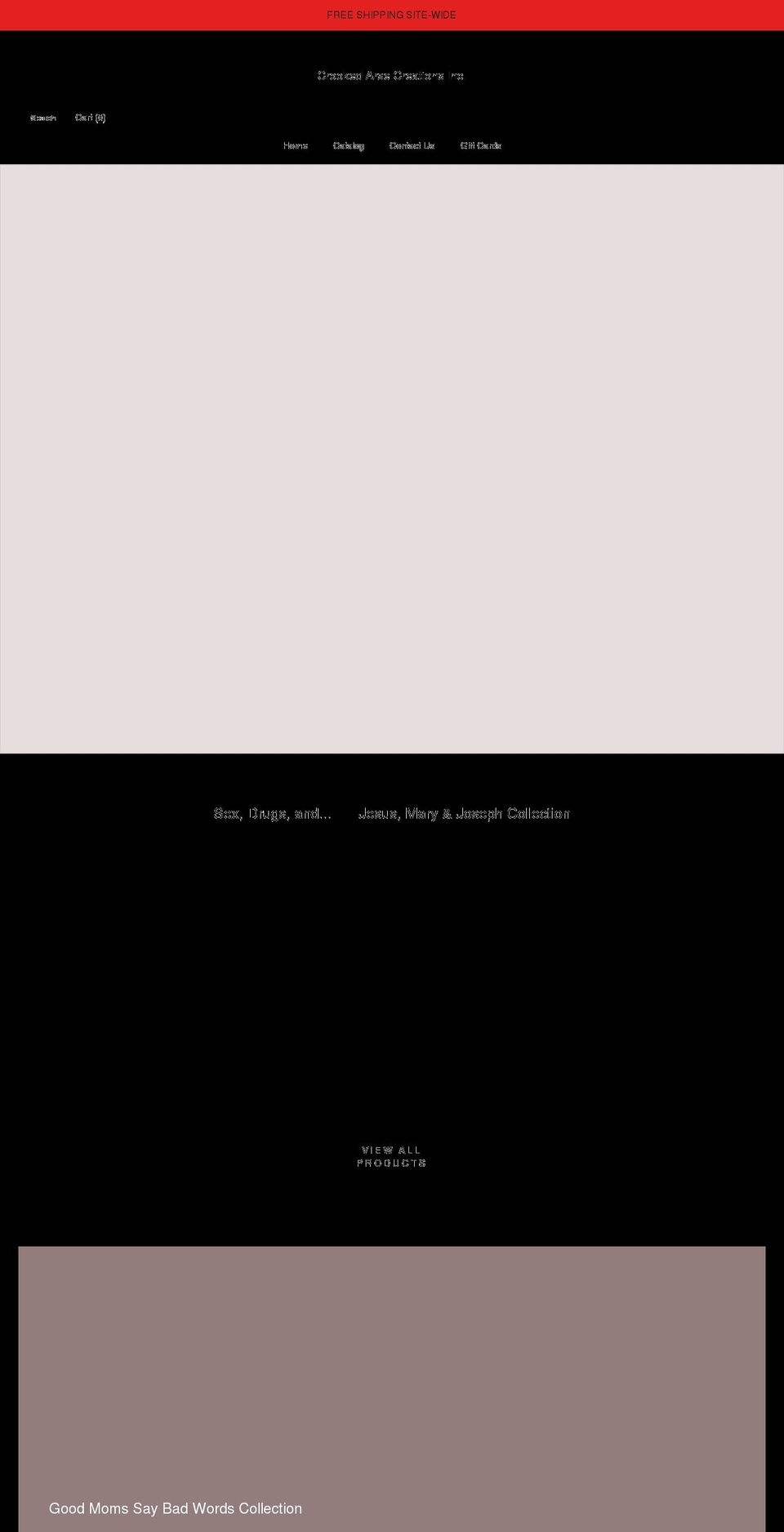 crookedarse.com shopify website screenshot