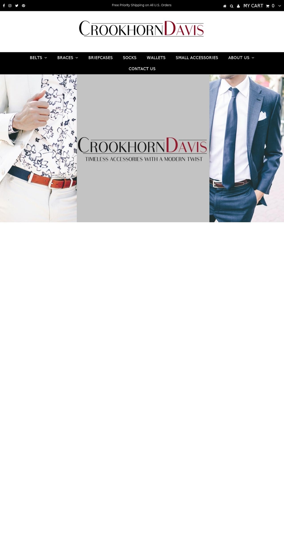 crookhorndavis.net shopify website screenshot