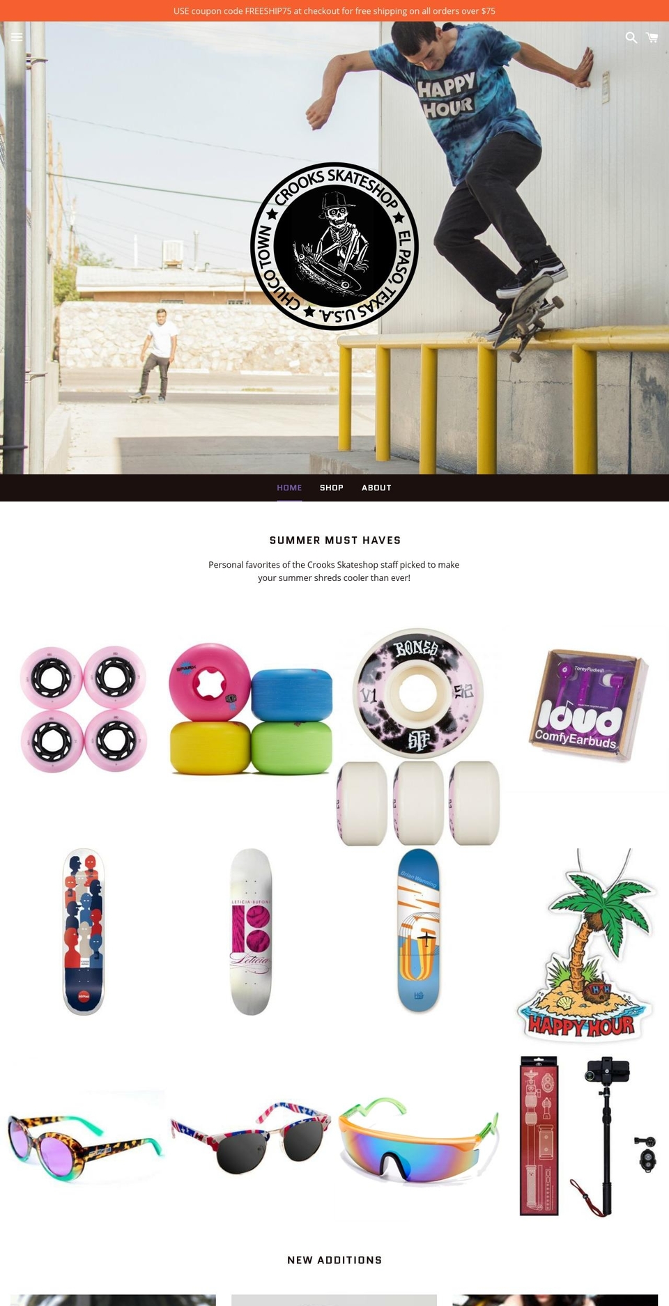 crooksofficial.com shopify website screenshot