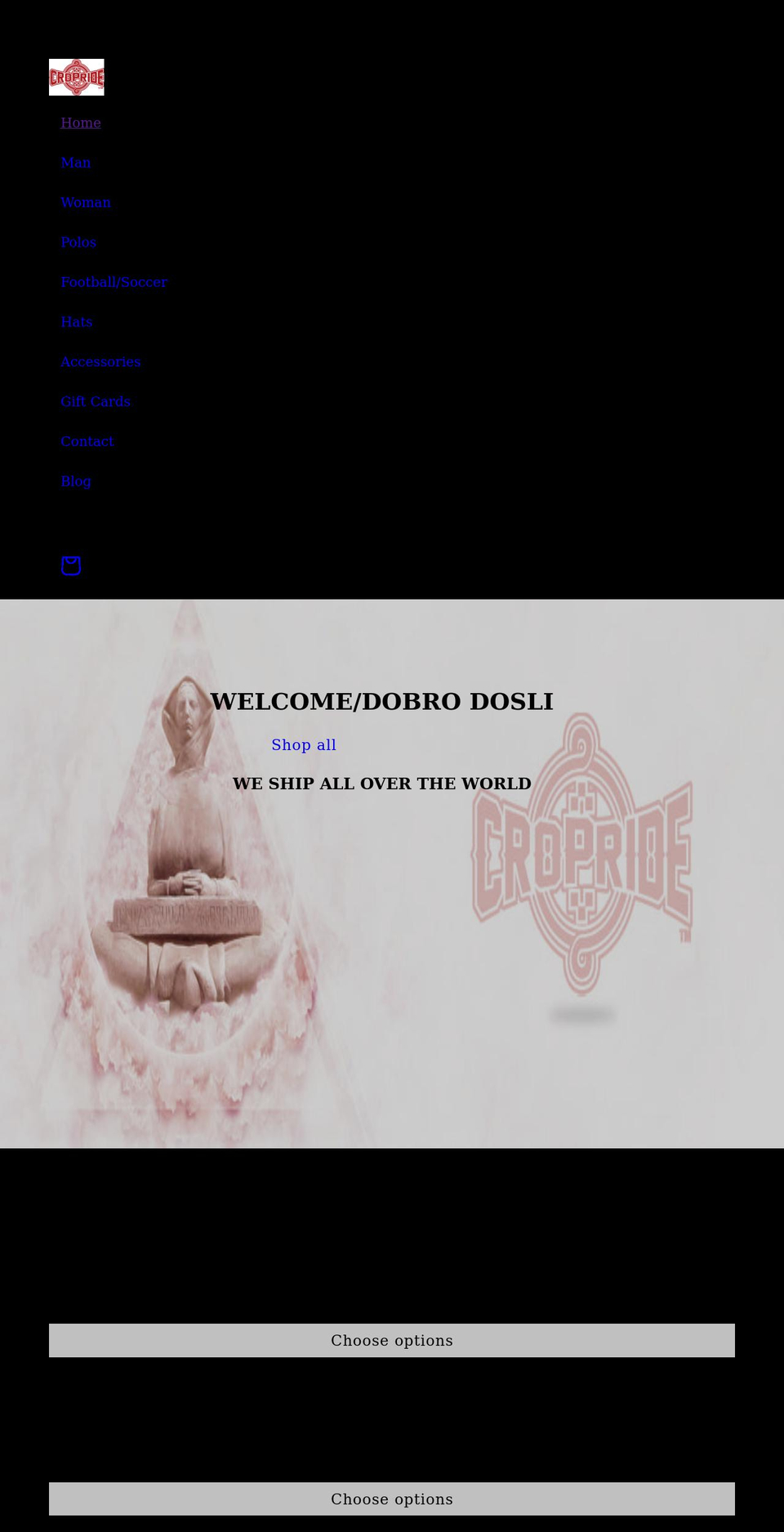 cropride.com shopify website screenshot