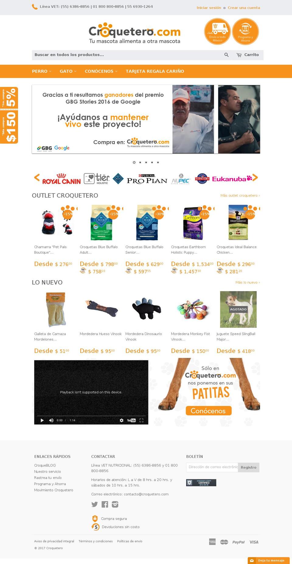 croquetero.com shopify website screenshot