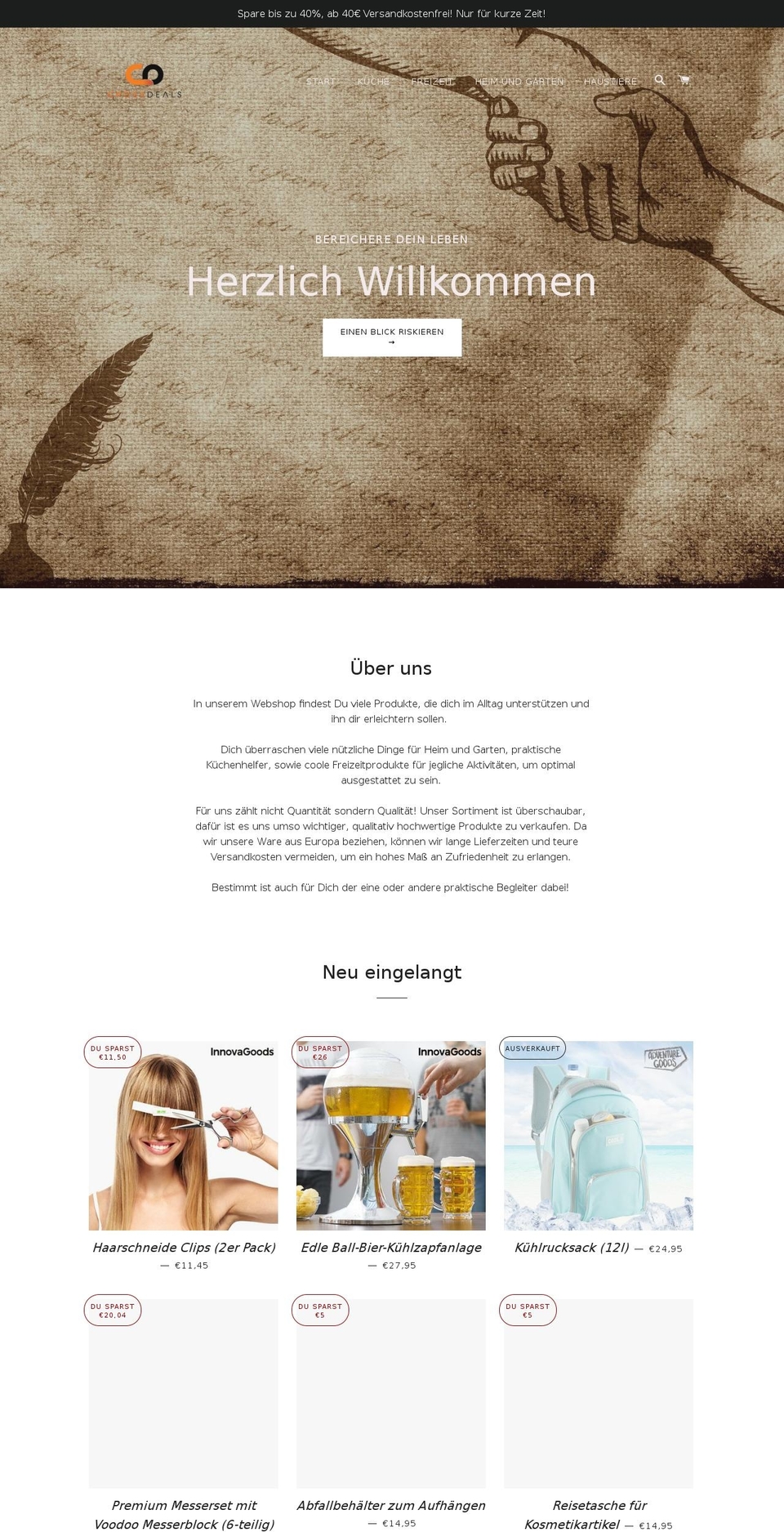 crossdeals.net shopify website screenshot