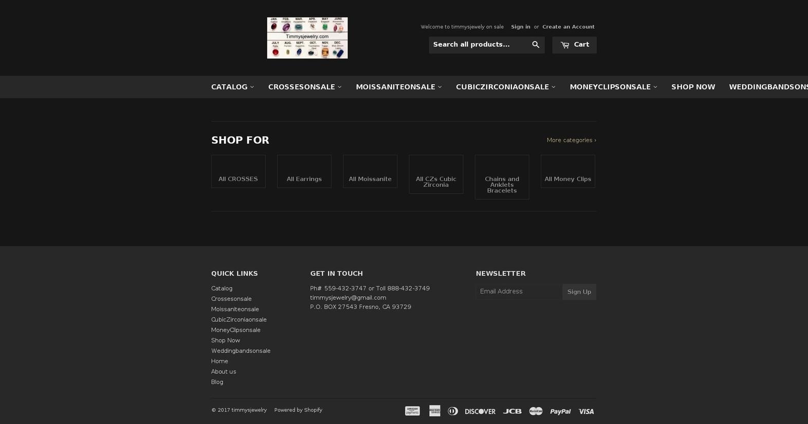 crossesonsale.com shopify website screenshot