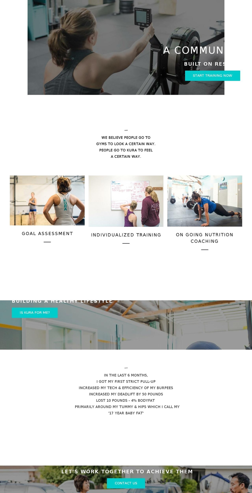 OPEX Shopify theme site example crossfitkura.com