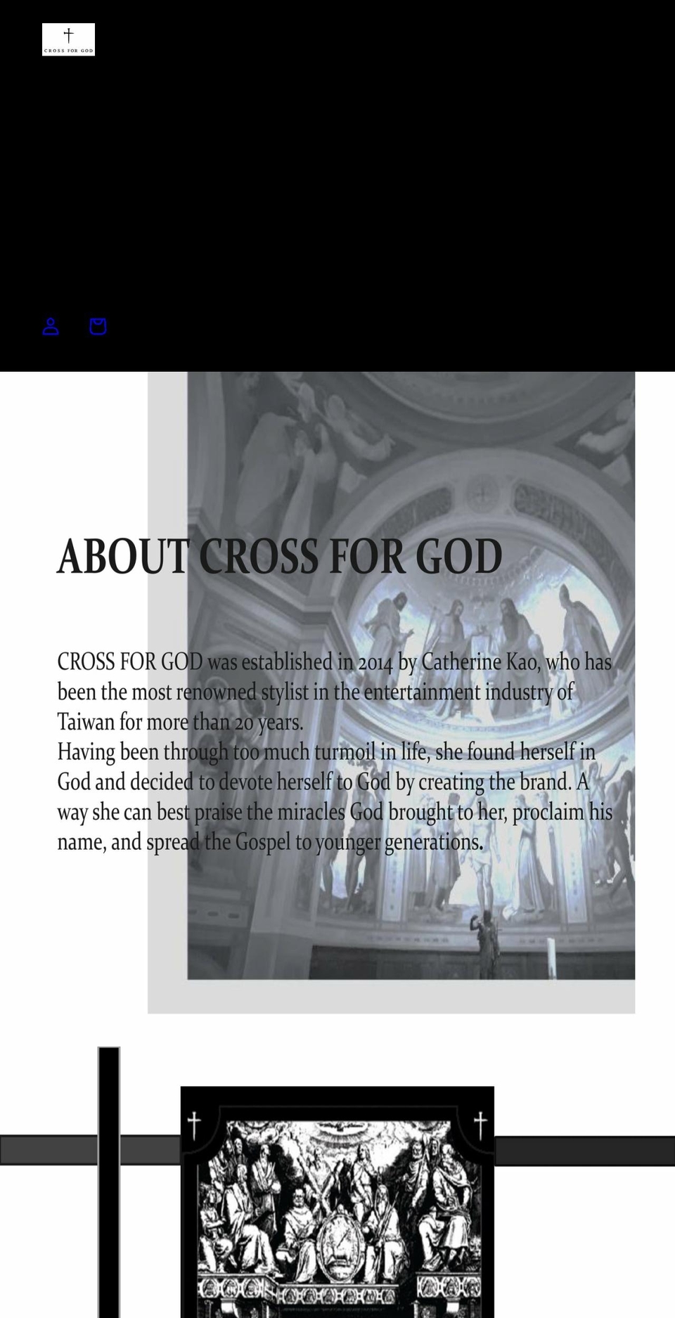 crossforgod.com — Shopify storefront screenshot