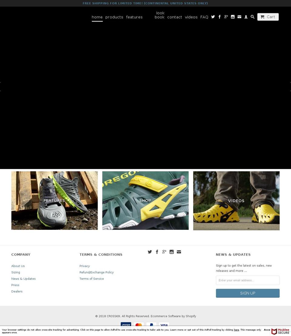 crosskixphilippines.com — Shopify storefront screenshot