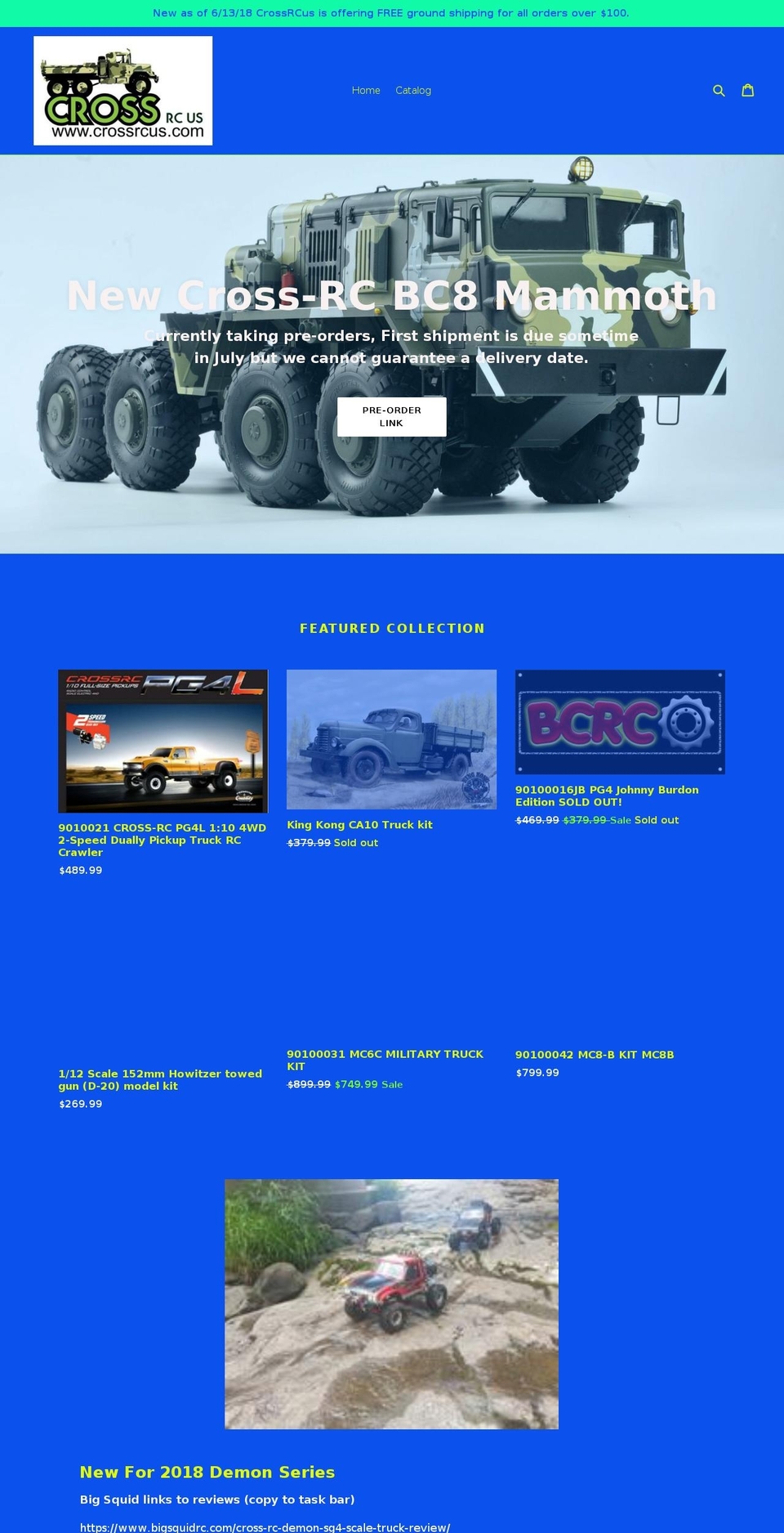 crossrcus.com shopify website screenshot