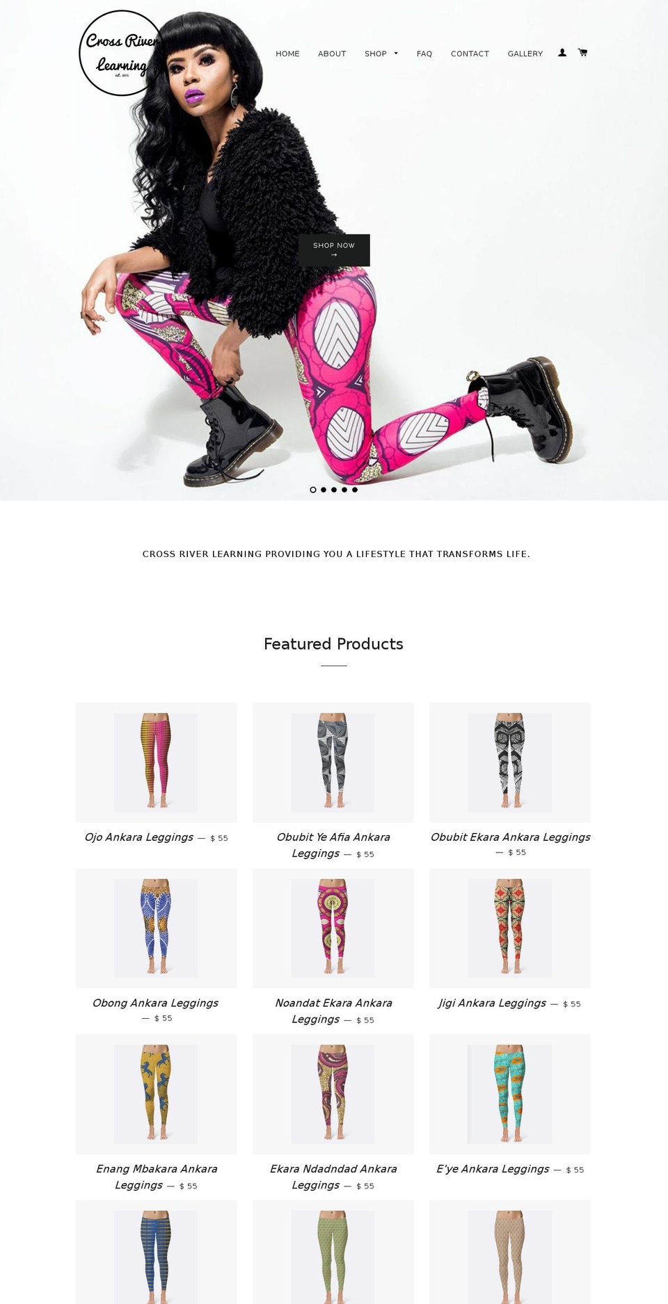 crossriverlearning.com — Shopify storefront screenshot