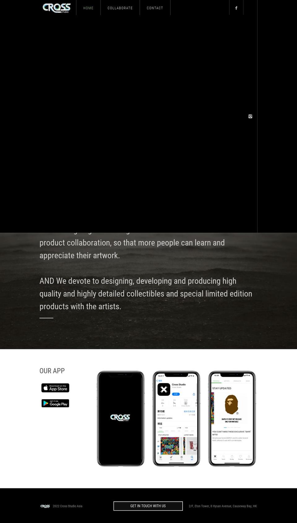 crossstudio.asia shopify website screenshot