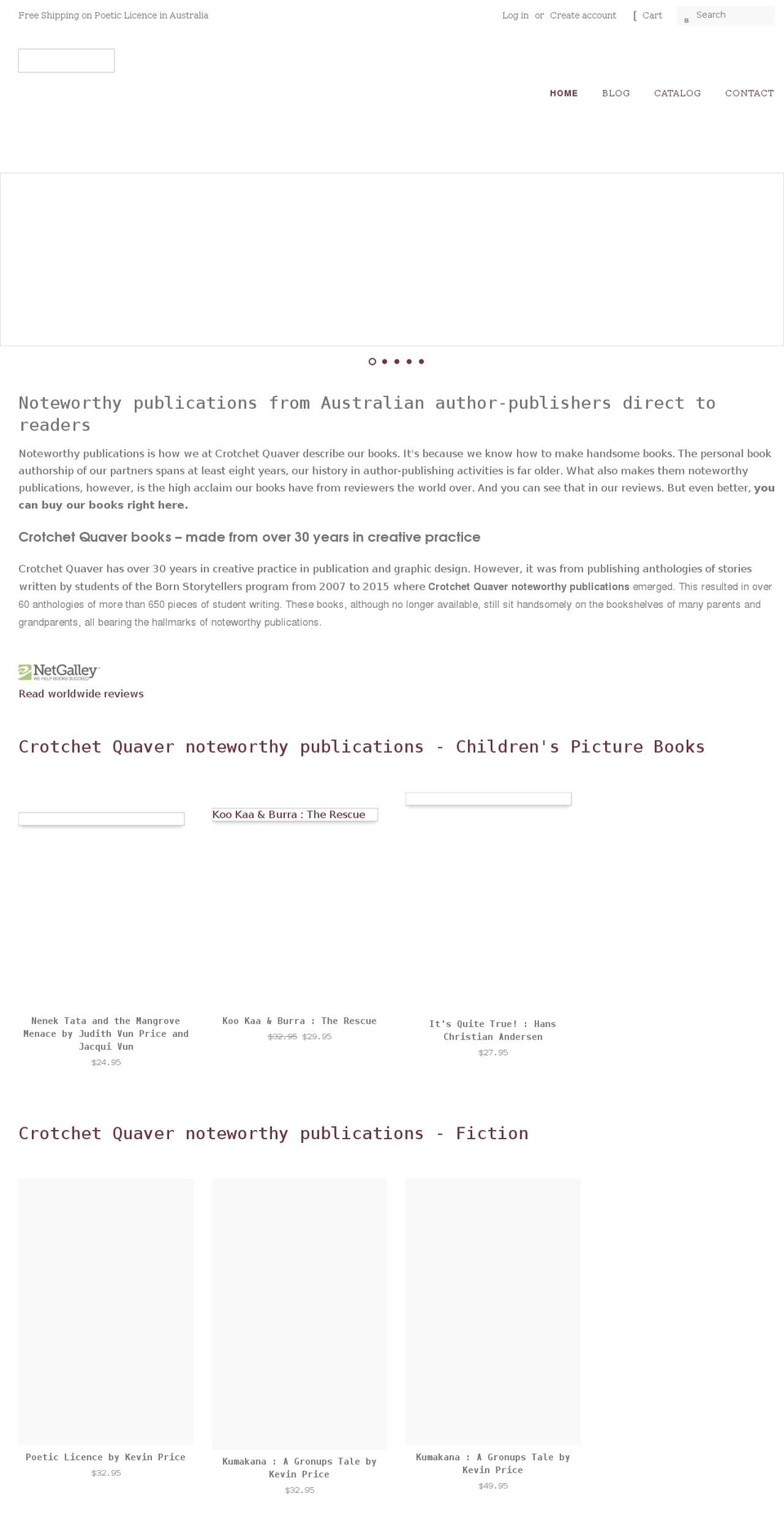 crotchetquaver.com shopify website screenshot