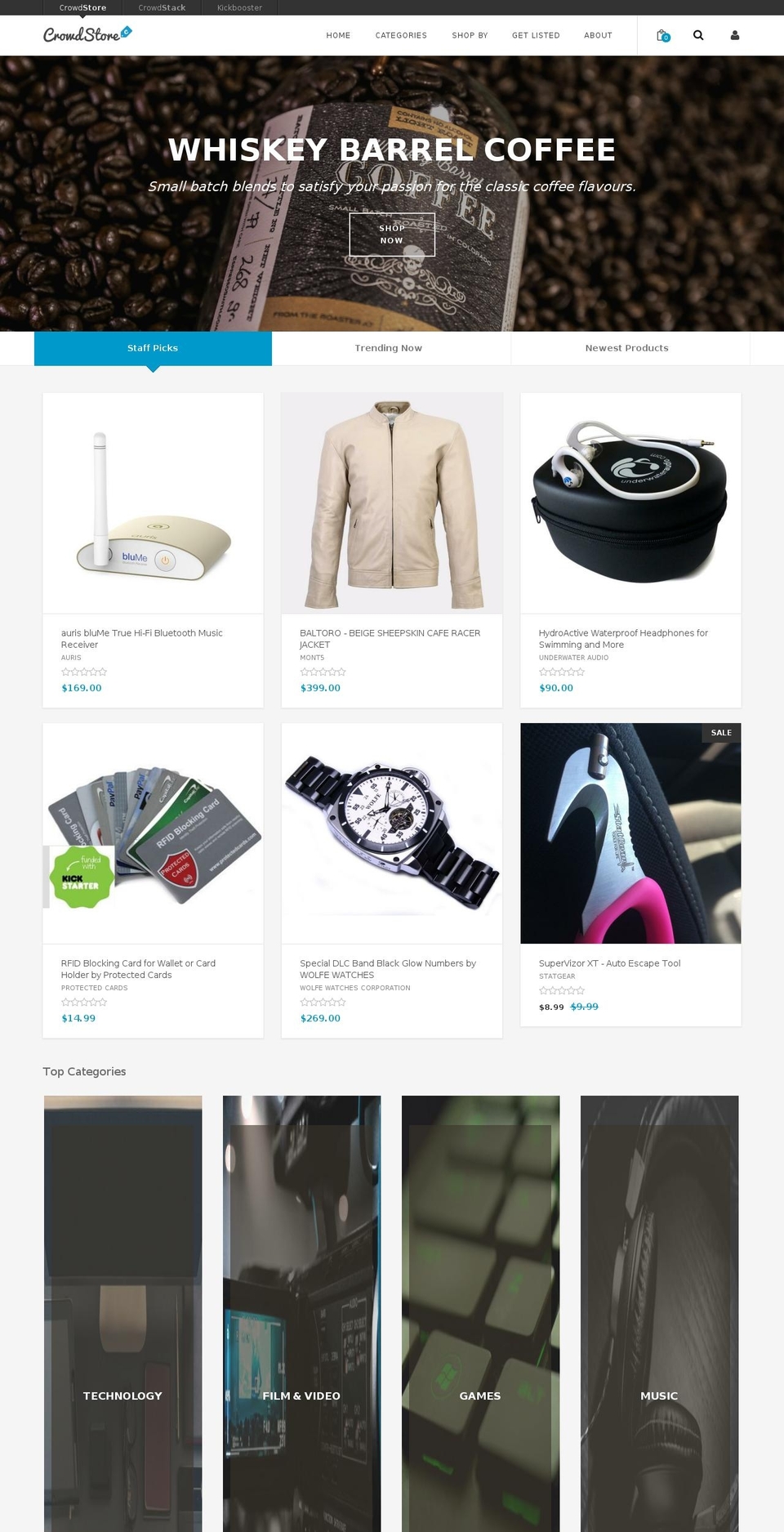 crowdstore.me shopify website screenshot