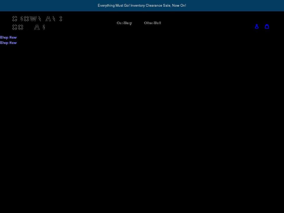 crownandcollar.com shopify website screenshot