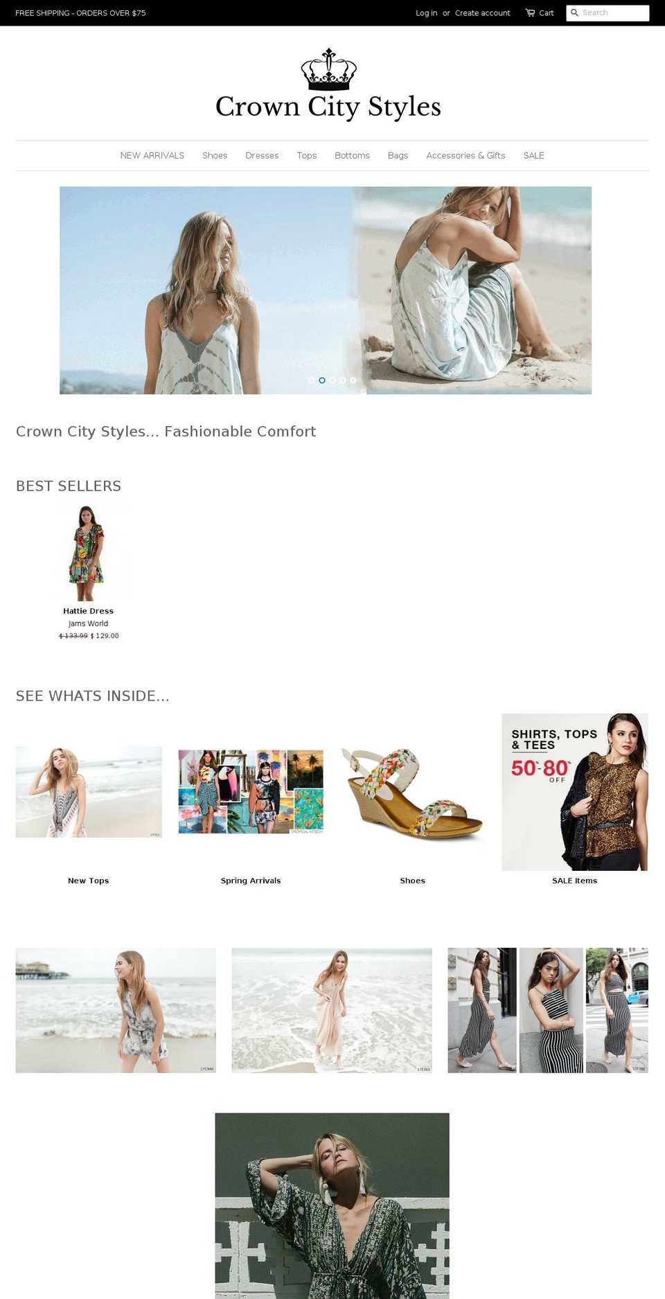 crowncitystyles.com — Shopify storefront screenshot