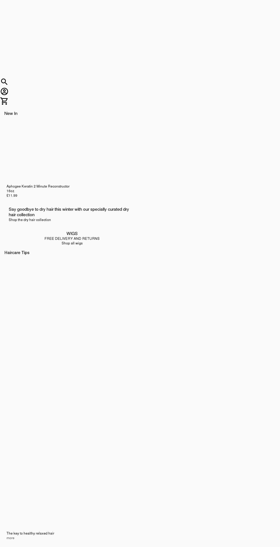 crowned-mane.com shopify website screenshot