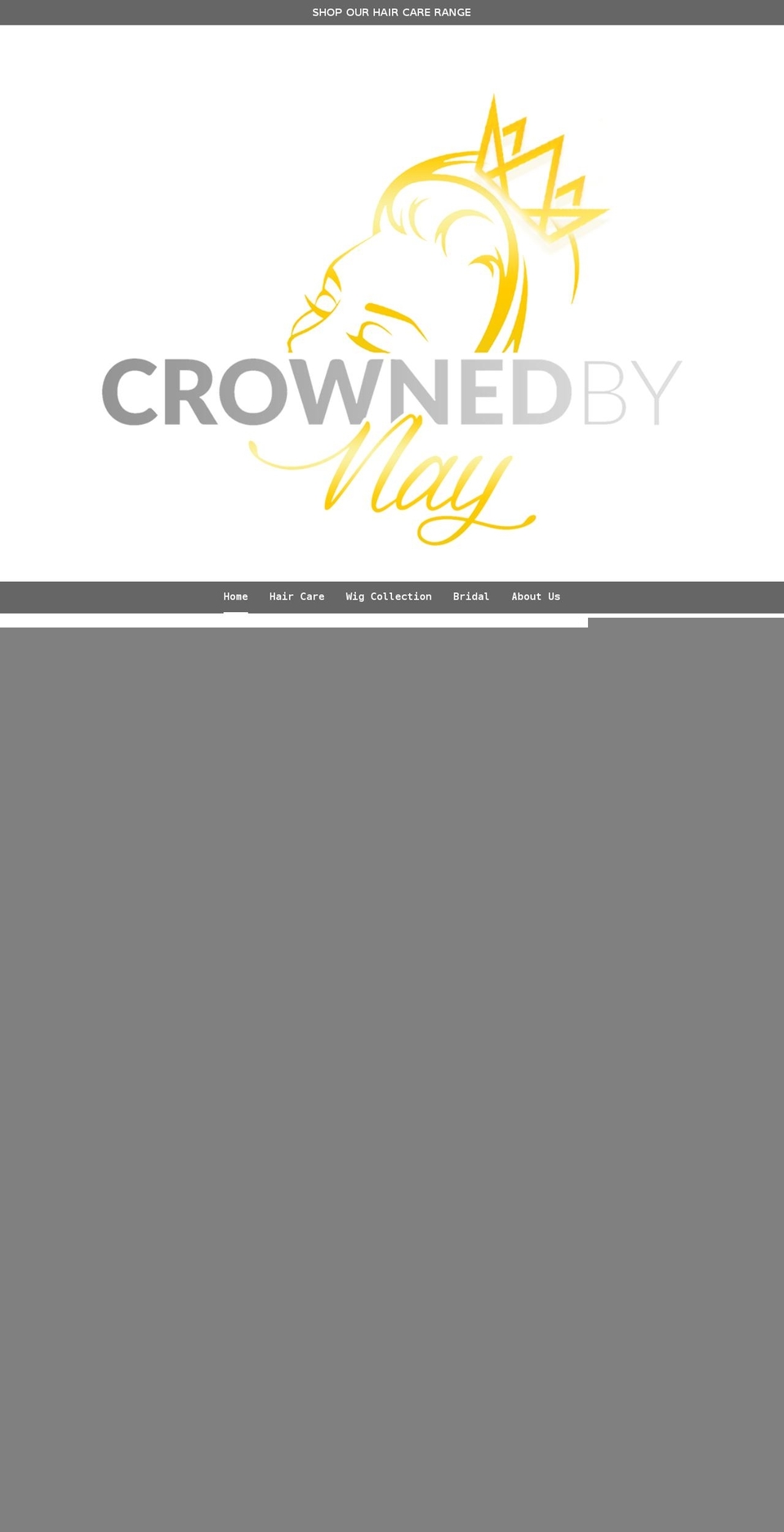 crownedbynay.com shopify website screenshot