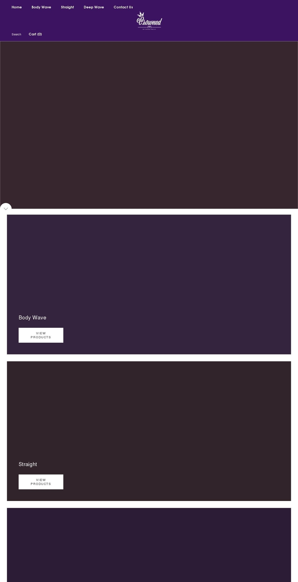 crownedbyyourstruly.myshopify.com shopify website screenshot