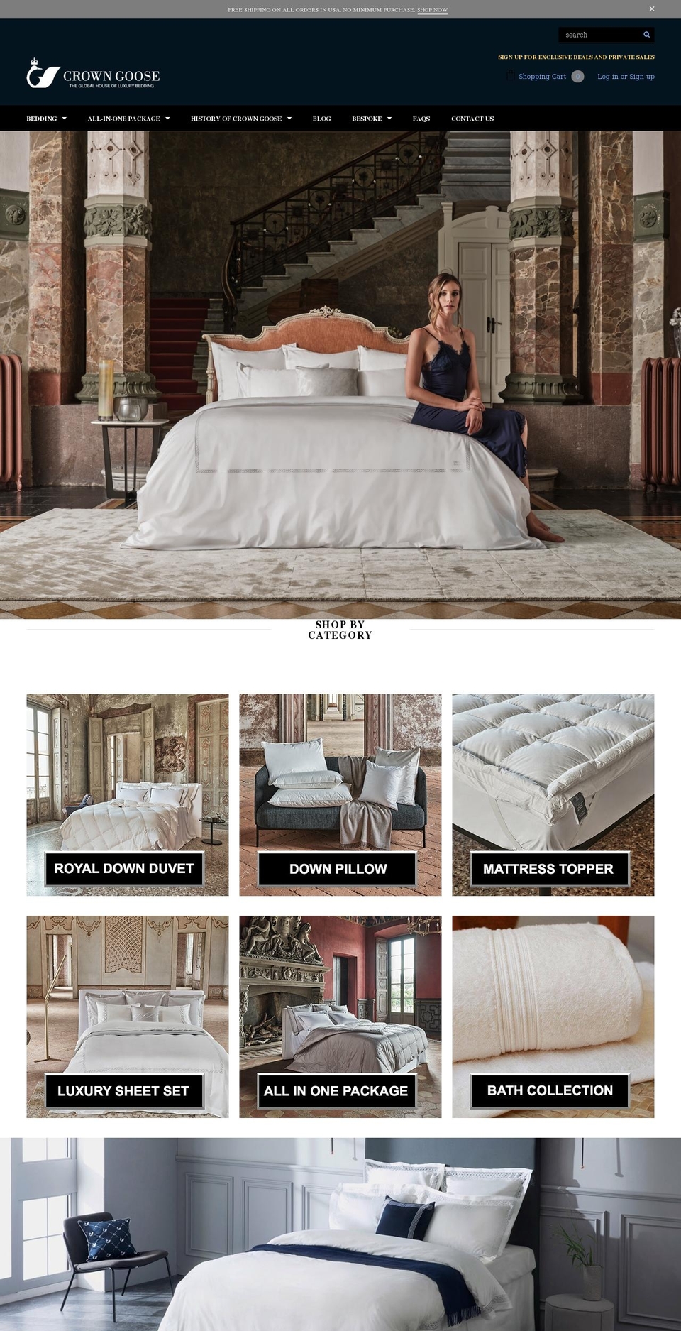 crowngooseusa.com shopify website screenshot