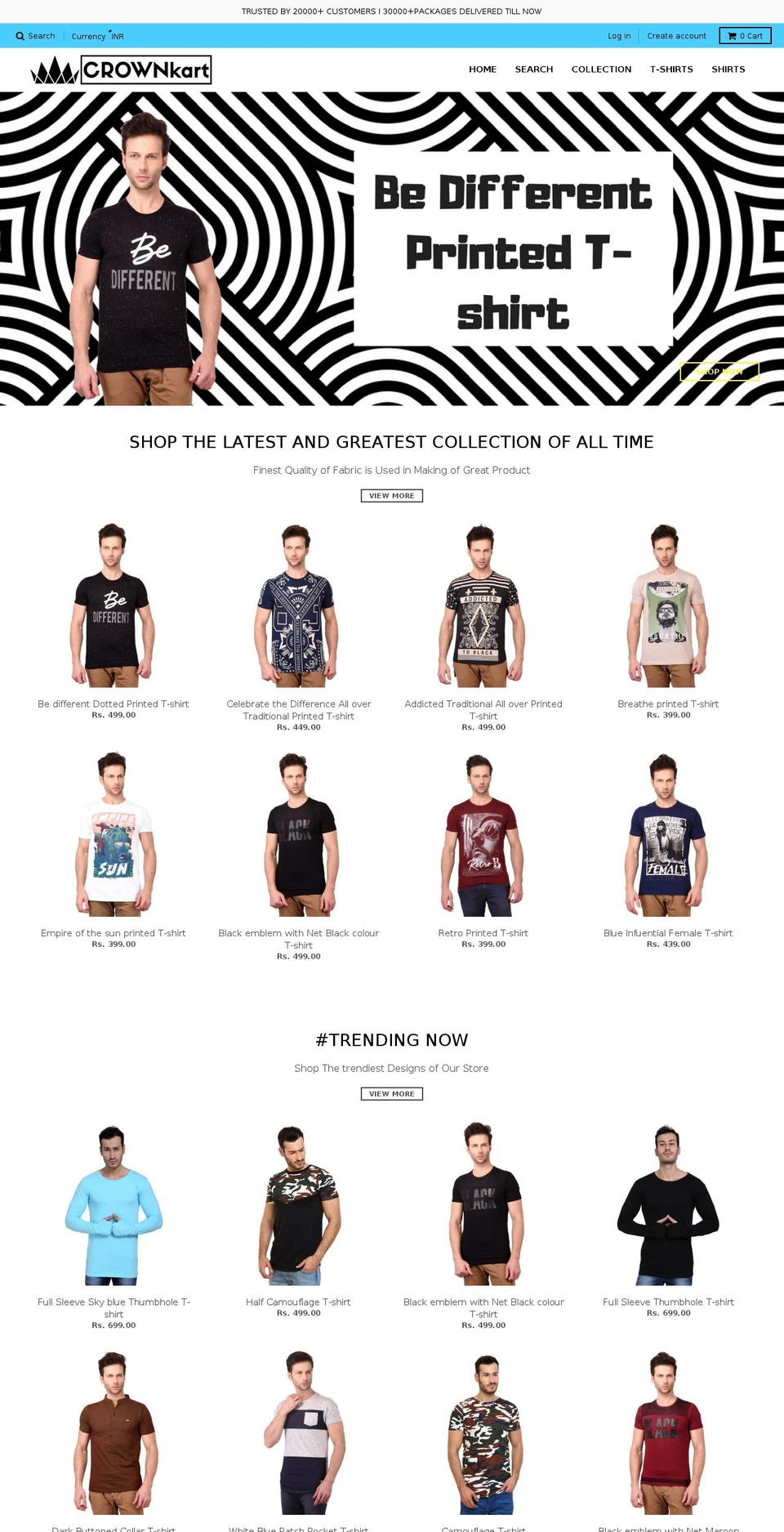 crownkart.com — Shopify storefront screenshot