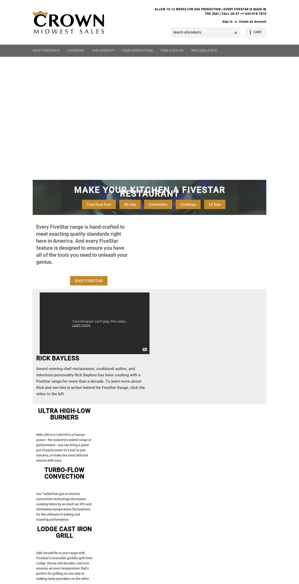 crownmidwestsales.com shopify website screenshot