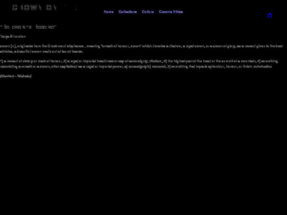 crownonthehill.com shopify website screenshot